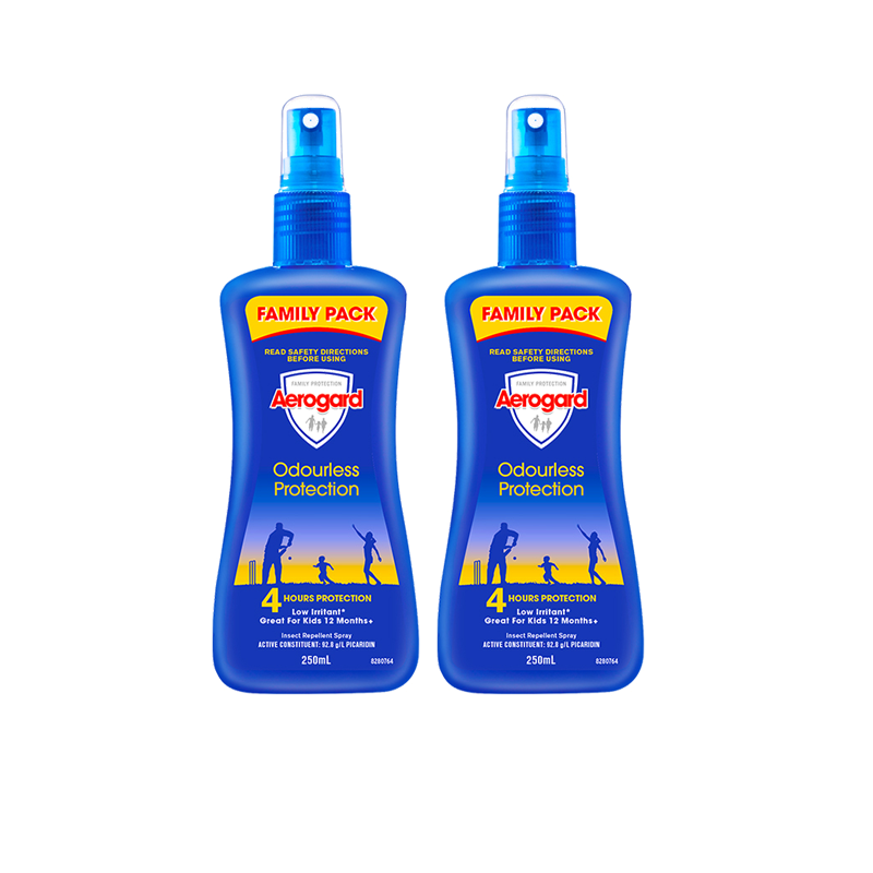 [2件装]Aerogard 澳乐家 无香型驱蚊液 防蚊驱蚊水 花露水 蚊香液 250ml
