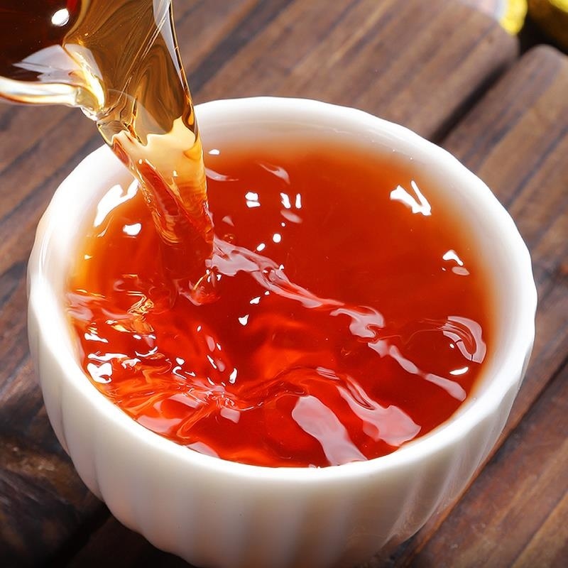 [5A糯香普洱]云南普洱茶小沱茶糯香熟普黑茶坨糯米香普洱茶熟茶高清大图