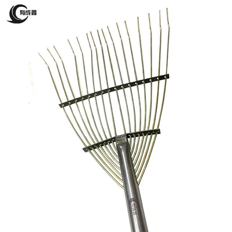 有成鑫 金属草耙 枯叶耙 杂草收集耙 钢丝草耙子 1.5m*16齿 把
