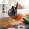 飘逸杯全拆洗茶水分离泡茶壶家用冲茶器过滤内胆玻璃沏茶具办公室 封后 普通款泡茶壶700+2个130小茶杯