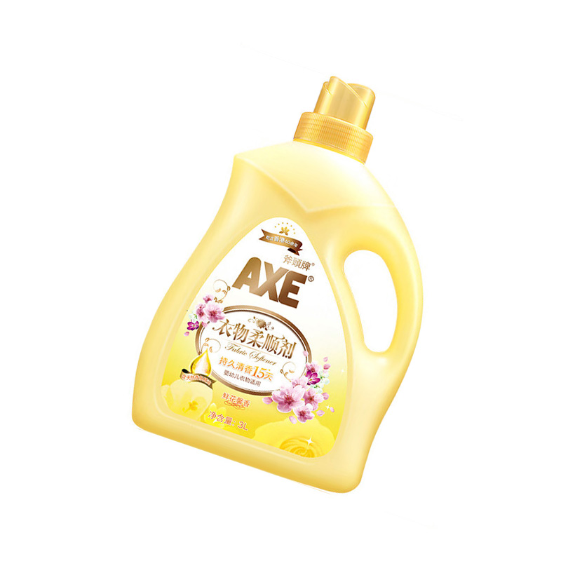 斧头牌(AXE) 衣物柔顺剂(鲜花馨香) 3L 衣物柔软 清香持久高清大图