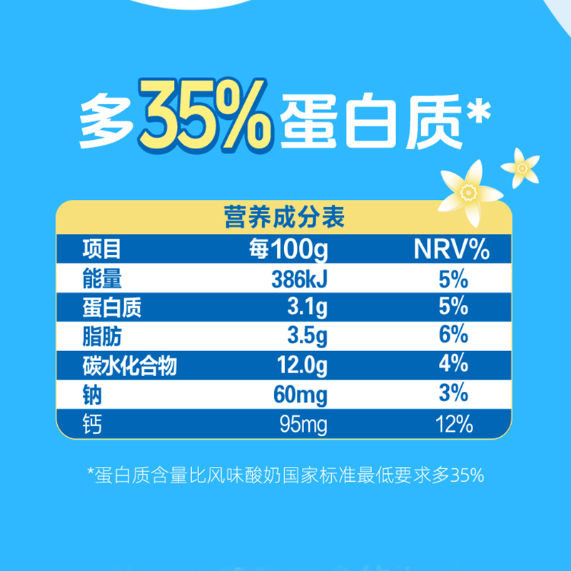 [2月生产]伊利安慕希常温酸奶大溪地香草味 多35%蛋白质 酸牛奶早餐乳品 大溪地香草味205gx10盒*2箱高清大图