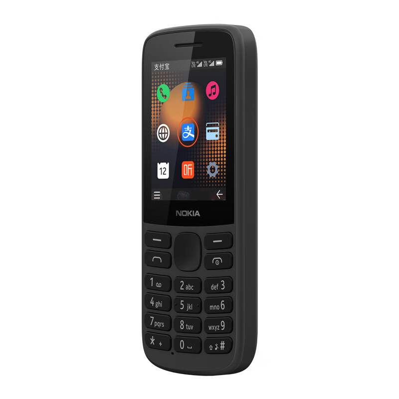 诺基亚(NOKIA)215 4G全网通学生手机老年老人手机直板超长待机大声音大字体备用机2024新款 黑色