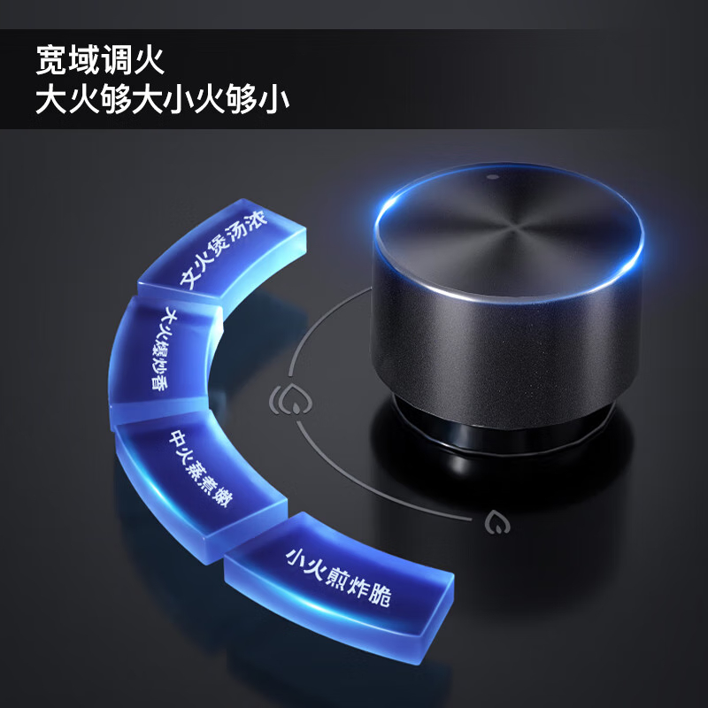 华帝(vatti)燃气灶具4.5KW嵌入式 天然气煤气灶 台式灶具可调节双眼灶 台嵌两用钢化玻璃 JZT-i10039B高清大图