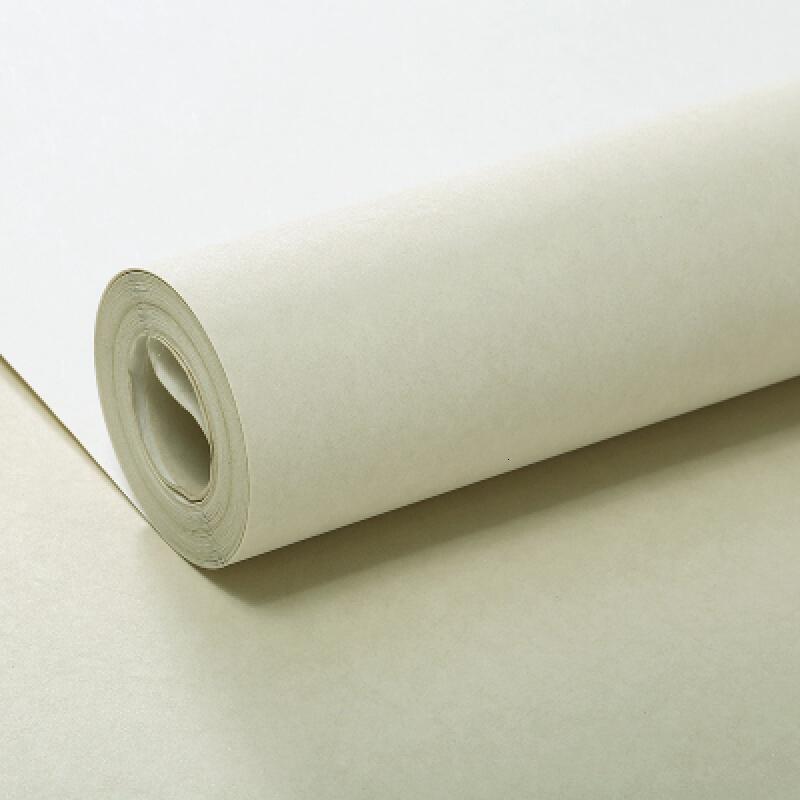 纯色蓝色现代简约客厅电视背景墙纸卧室素灰色壁纸米色001仅墙纸壹德