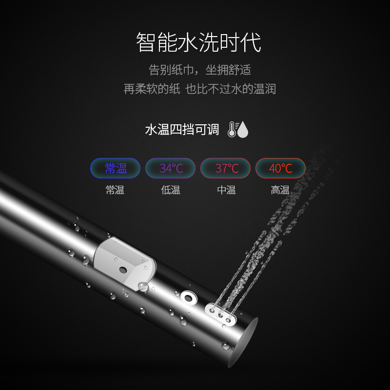 HOROW希箭卫浴无水箱智能马桶座便器即热型全自动冲洗烘干智能马桶赠角阀进水管