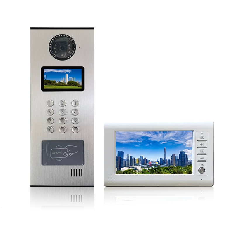 可视对讲门禁系统可视门铃室内机楼宇对讲古达小区单元门智能门禁套装