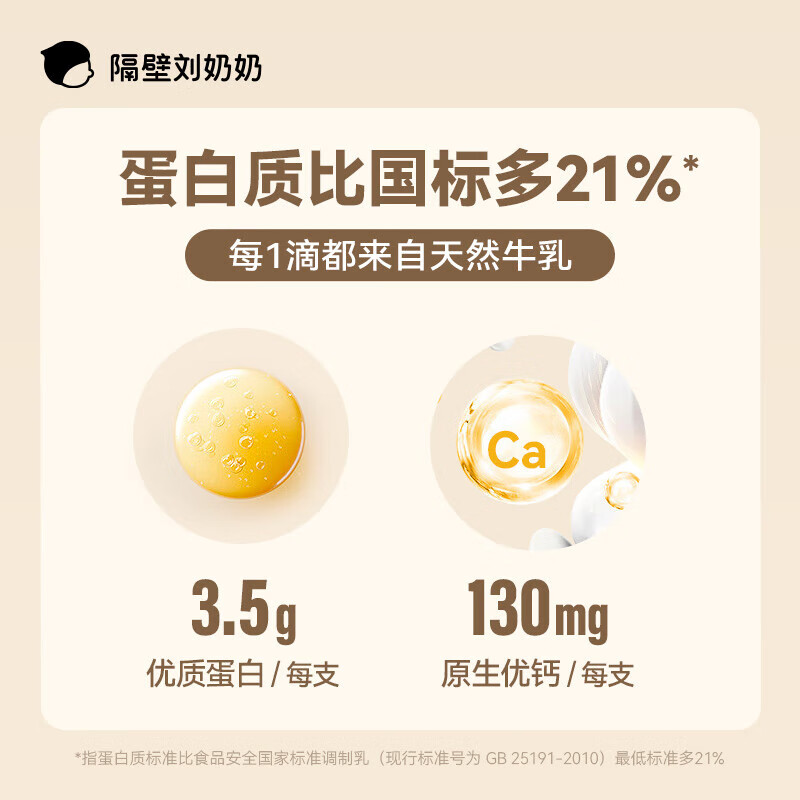 隔壁刘奶奶 椰子牛乳 早餐下午茶浓郁奶香椰香125ml*9盒/箱高清大图