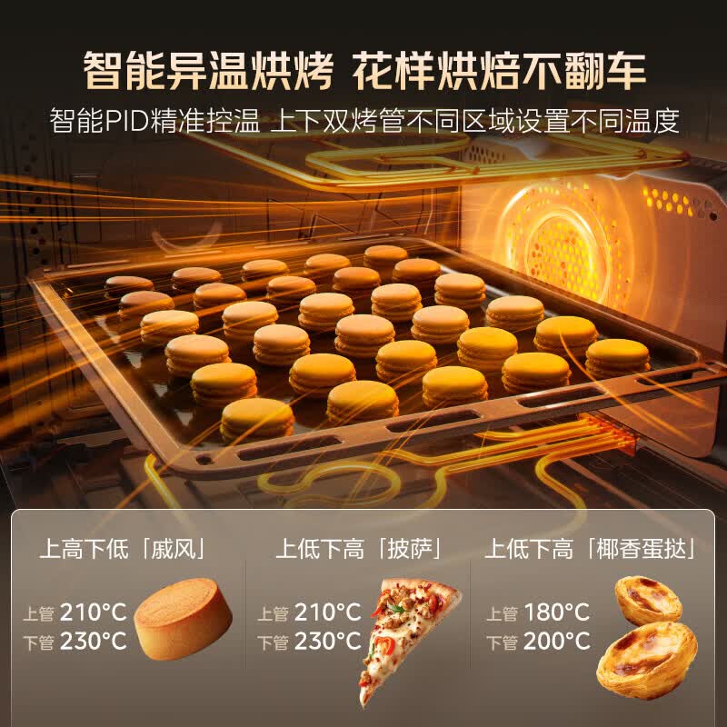美的知味2.0 嵌入式微蒸烤一体机GR6S 石墨烯涡轮大热风 蒸烤箱一体机55L温湿智能控 微蒸烤炸炖 [超级新品]美的高清大图