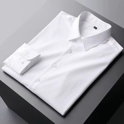 春夏季长袖牛仔衬衫男士休闲外套衬衣防晒服青少年大码加大工作服 C24白色[普通版] M [90-105斤]