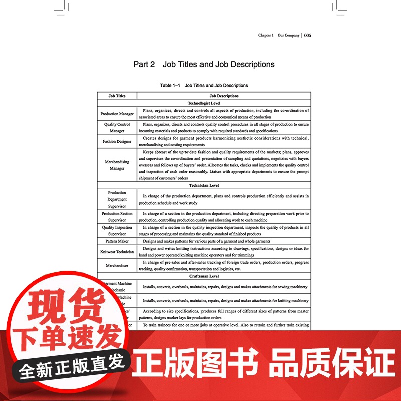 服装英语实用教材(第4版)国规教材配套教学视频和课件讲授服装专业英语知识高清大图