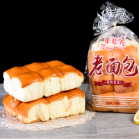 【中华特色】 菏泽馆 年年宏 老面包300g/袋（12个装）早餐旅游面包【买7包送1包】 华东