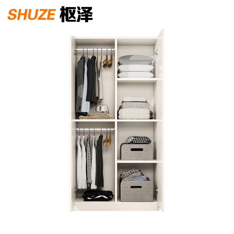 枢泽 木质衣柜 60*40*180cm 台高清大图