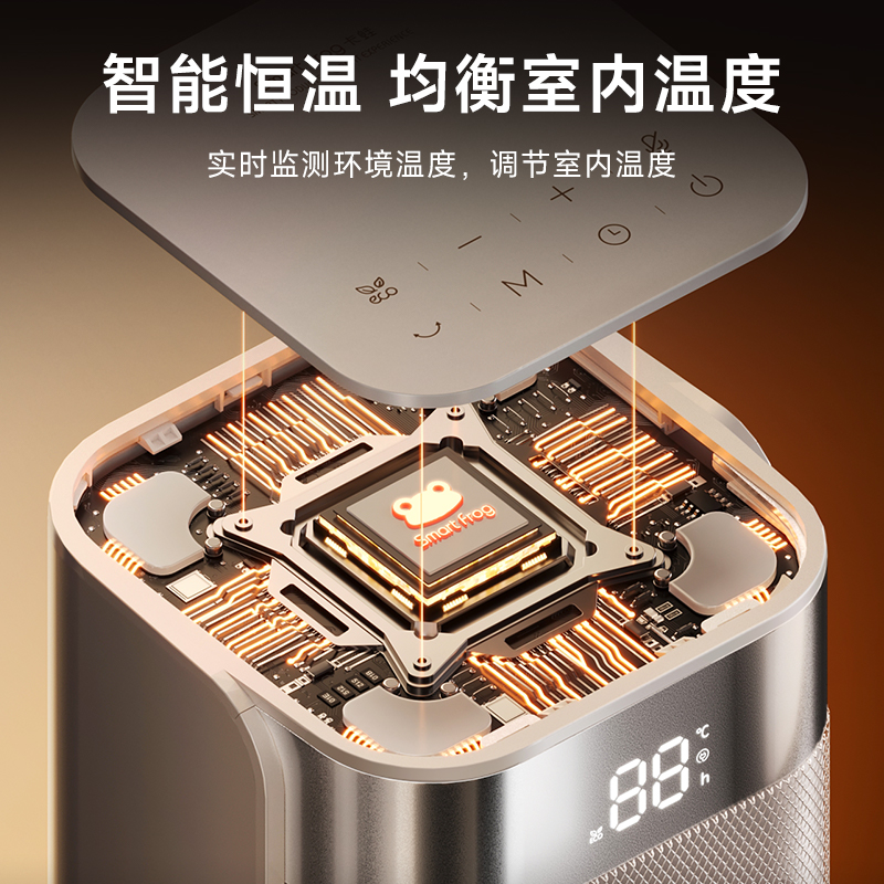 卡蛙 塔式取暧器 KW-CH13Y兰迪黄高清大图