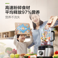 飞利浦（PHILIPS）破壁机料理机 家用高速电动榨汁机搅拌机做辅食破冰多功能料理机辅食机 HR3868/00带静音罩