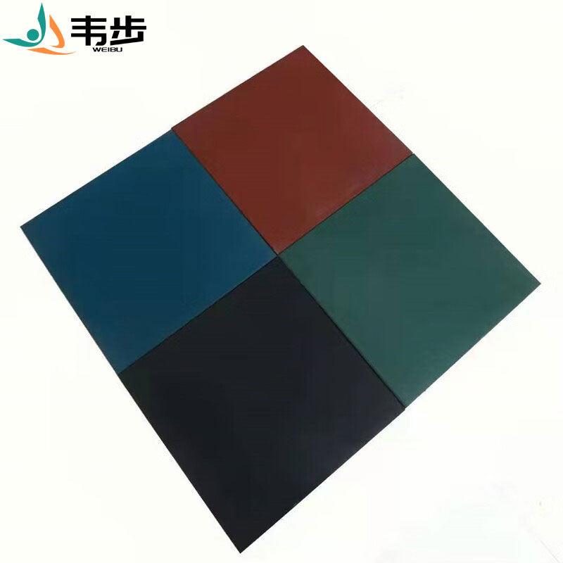 韦步橡胶地垫防滑耐磨减震地垫健身房运动地垫家用室内地胶高清大图