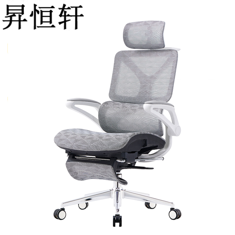 昇恒轩 办公椅 现代人体工学椅 白色 /把