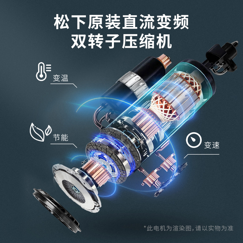 松下(Panasonic) 热泵式烘干机 护理机 纳诺怡除菌除味 皮毛养护 衣干即停NH-9098V