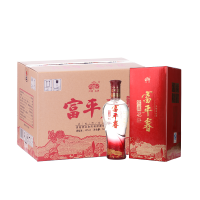 河南白酒富平春45度窖藏浓香型礼盒装白酒 500ml单瓶 纯粮食固态酿制 酒厂官方自营旗舰店