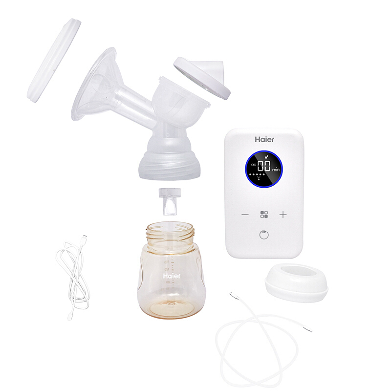 海尔(Haier)电动吸奶器 单边吸乳器 锂电池可充电式吸乳器静音挤奶器待产包 XN/MD-HB201