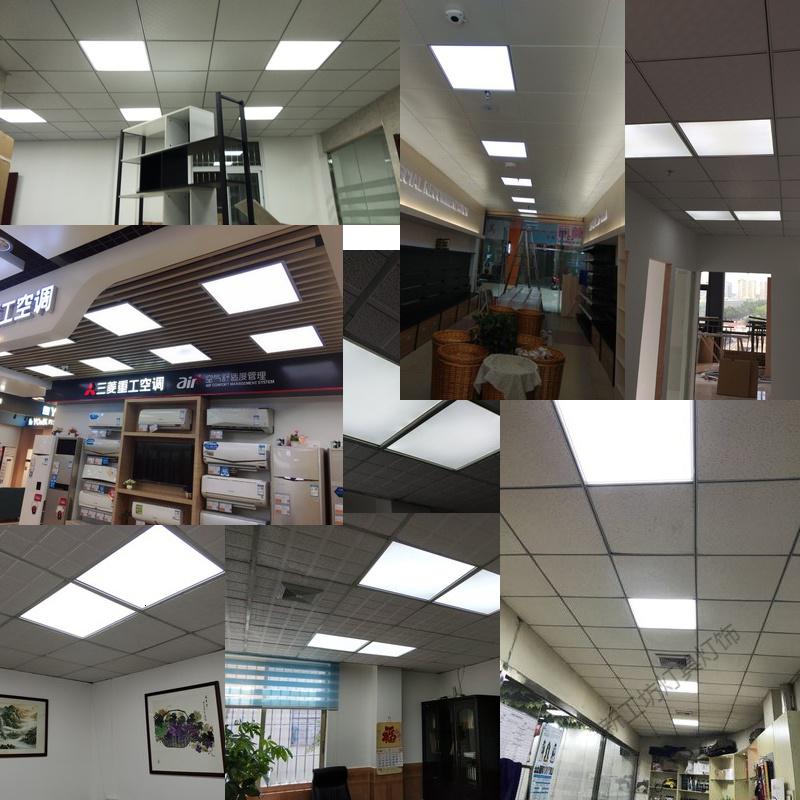 苏宁放心购 集成吊顶led平板灯600x600工程灯60x60铝扣板嵌入式面板灯高清大图