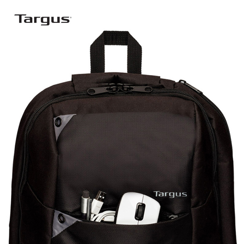 Targus/泰格斯 15寸上班商务旅行笔记本双肩背包电脑包TBB565 黑色
