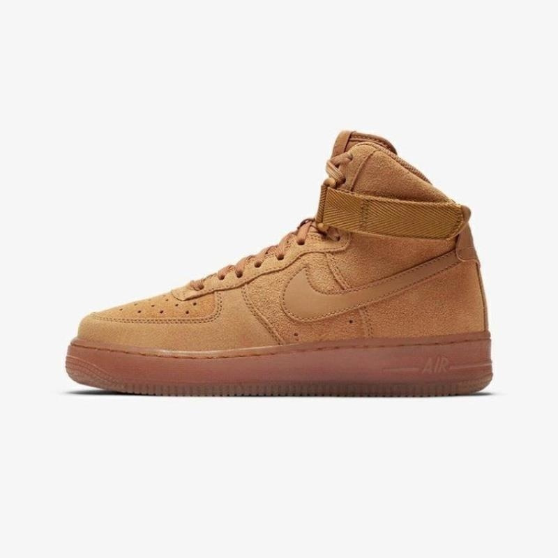 NIKE耐克休闲鞋AIR FORCE 1 HIGH LE (GS)青少年鞋CK0262-700 D