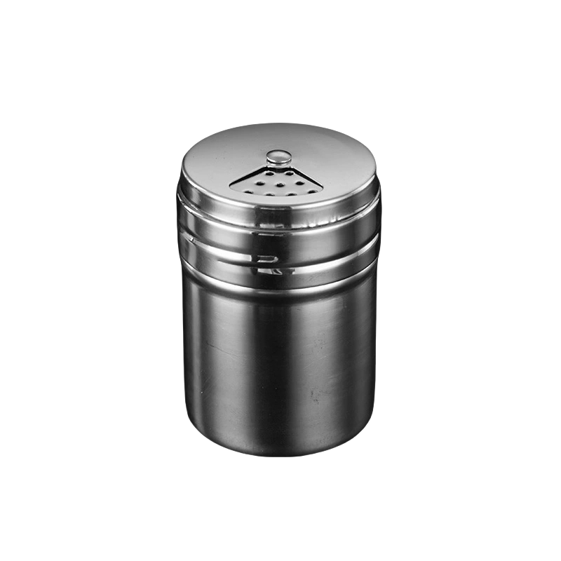 酷美智悦 201不锈钢厨房调料罐转盖款5.*7.5cm KM-JZ492 个高清大图