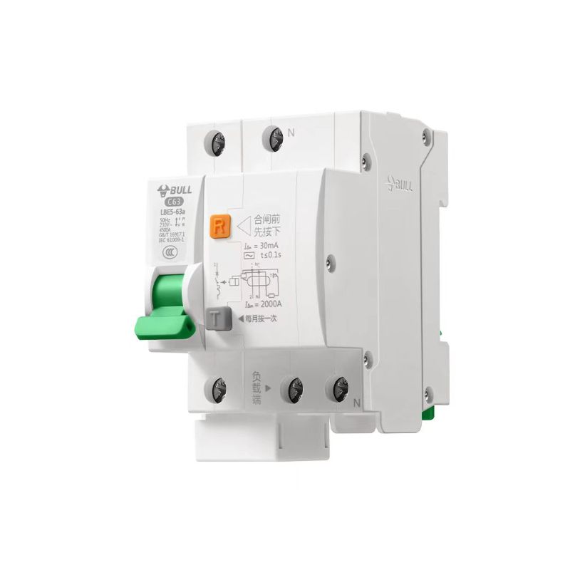 公牛空气开关带漏电保护器LBE5-63a/16A-1PN/C型电子式AC断路器家用空开小型总电闸过载保护 1PN 16A