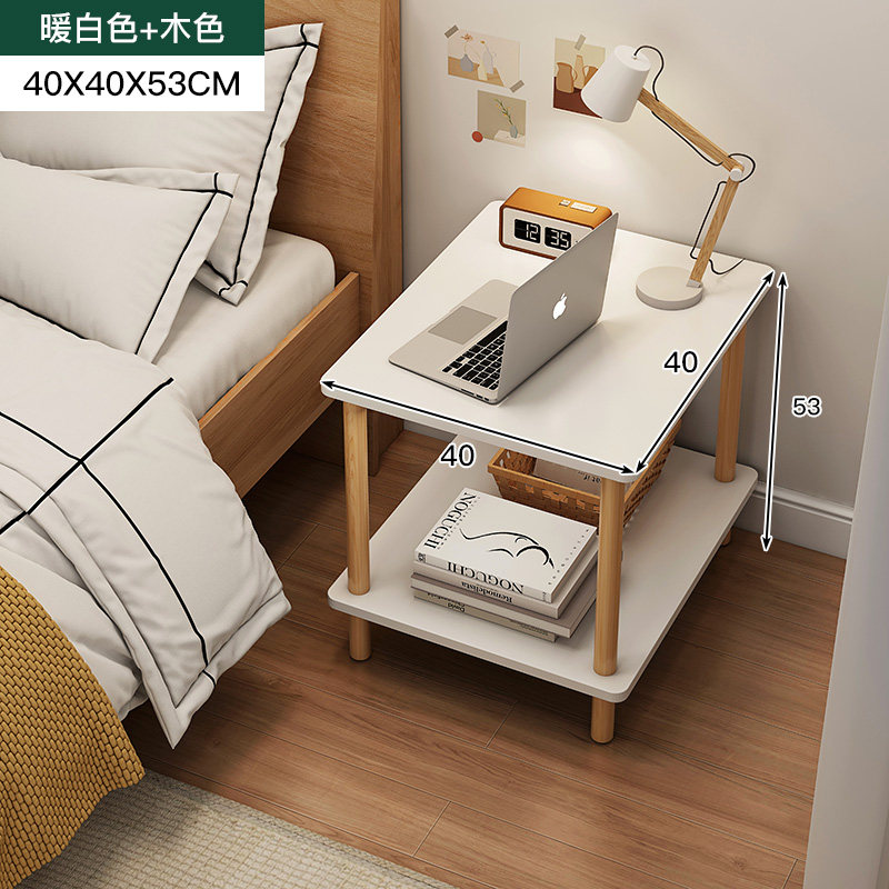 创世人 小桌子沙发边几客厅家用小茶几卧室床头柜置物架简易出租屋小方桌高清大图