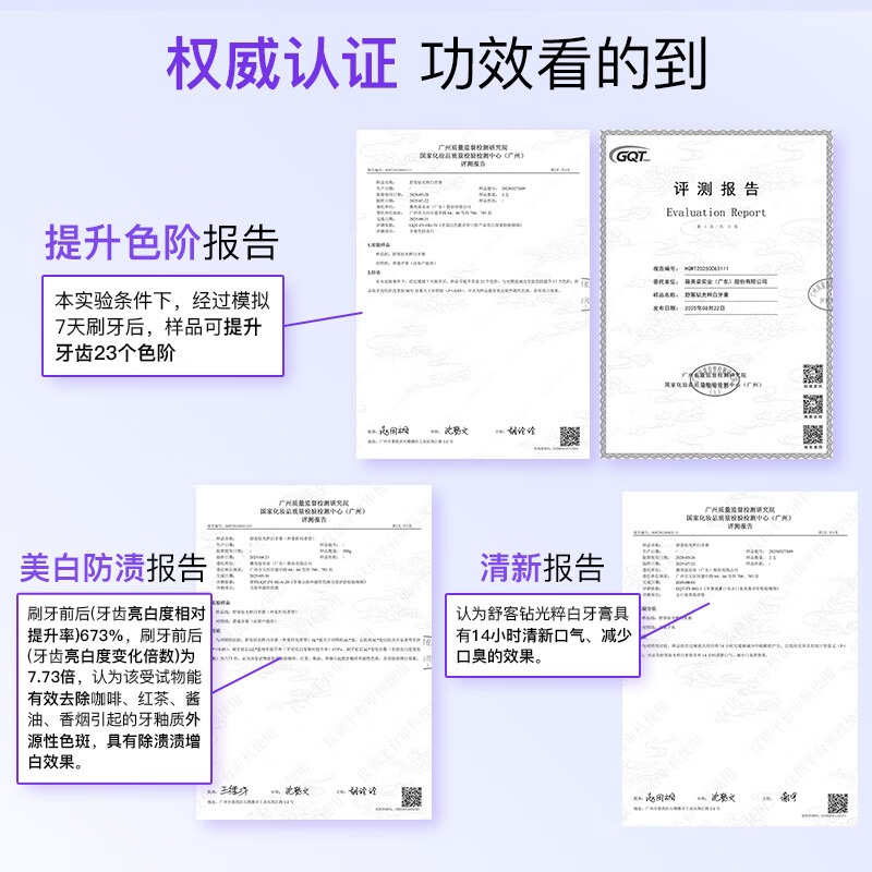 舒客钻光粹白牙膏(净白薄荷香型)120g_高清大图