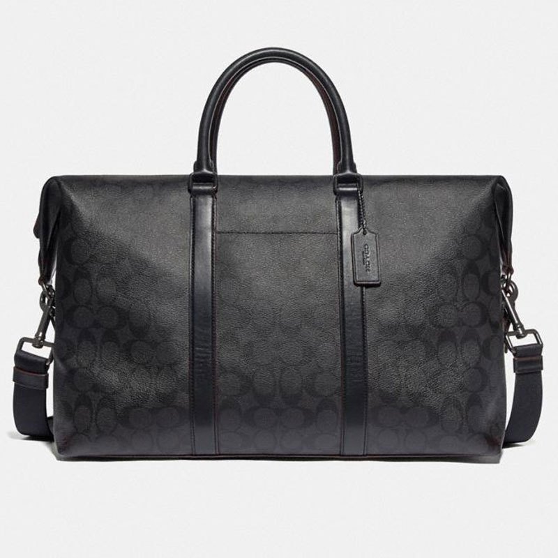 蔻驰coach男包trekker系列标志徽标奢侈品徒步旅行商务通勤出差男士