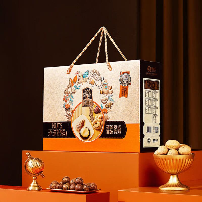 臻味 环球祝福 坚果礼盒 1.5kg 盒图片