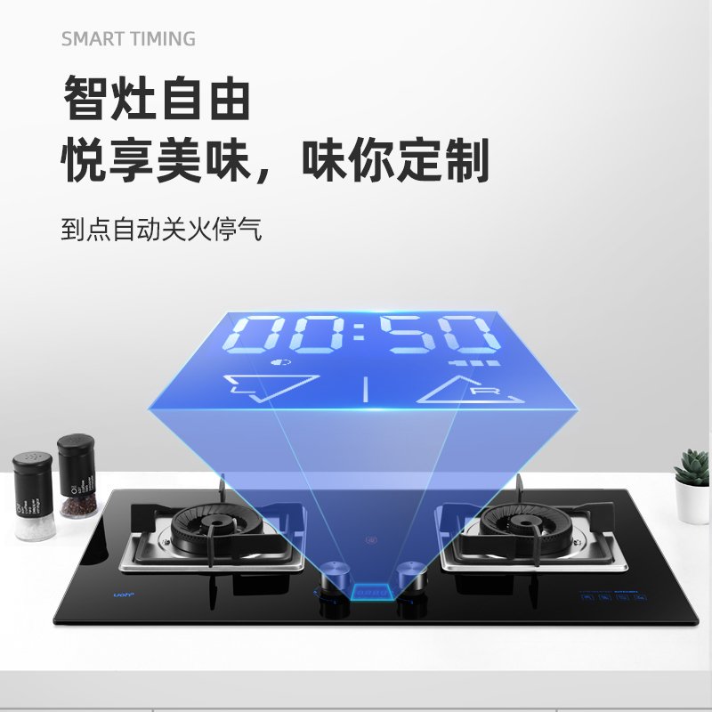 优好（Uoho）HZ602嵌入式燃气灶台嵌两用煤气灶双灶双眼灶具灶台天然气液化气特价灶台式炉煤气家用灶具（天然气）