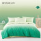 博洋幻彩时空·绿长绒棉四件套220*240cm60支长绒棉套件床单被套枕头套床上四套件