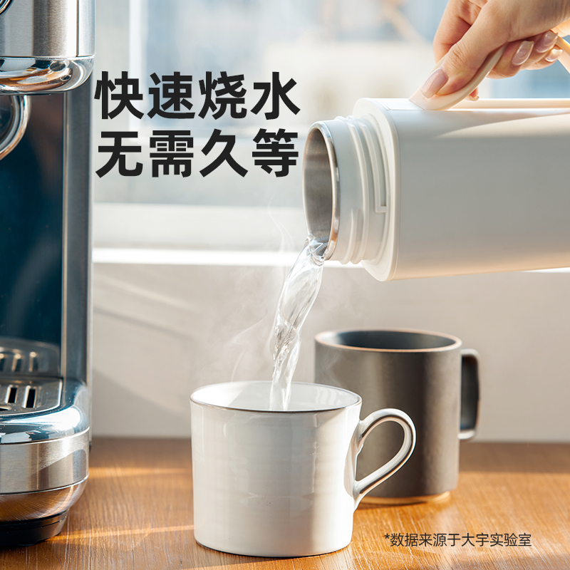 大宇(DAEWOO)电水壶 便携式烧水壶电热水杯家用旅行迷你小型电热水壶 调奶烧水杯办公室养生保温杯 小方壶D9高清大图