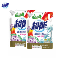 超能 植翠低泡洗衣液(鲜艳亮丽)1kg/袋装