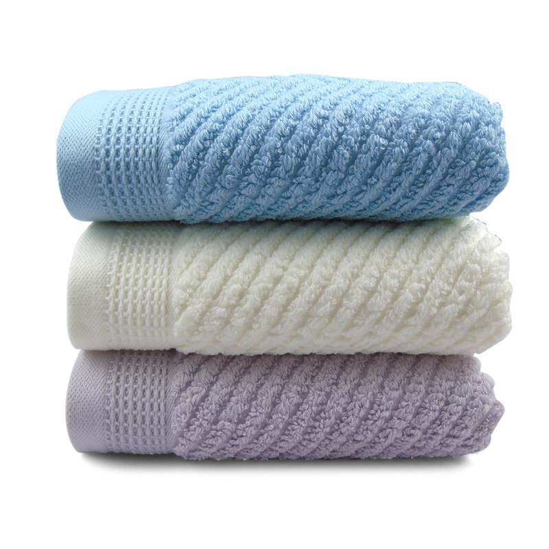 莺歌 新疆长绒棉优素毛巾80*35(±2)cm*3 六色可选(3条装六色随机) 盒 6976437741097高清大图