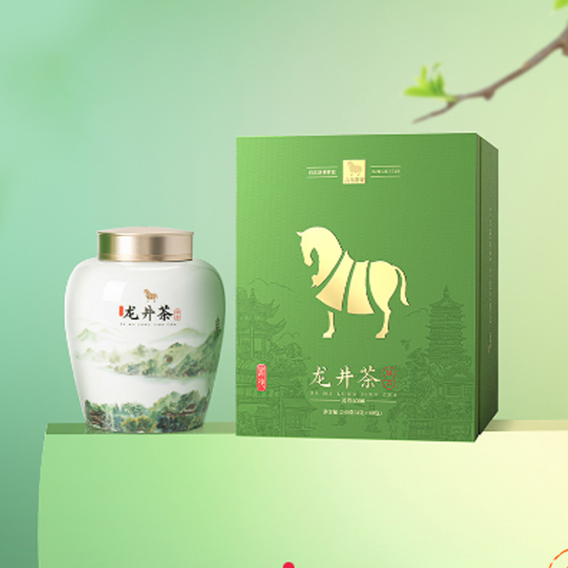 八马茶业(BAMA TEA) 茗作4000·龙井茶-240g高清大图