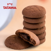 TATAWA榛子巧克力味爆浆曲奇饼干120g*2袋 苏宁自营零食充饥夹心饼干网红休闲马来西亚进口零食小吃办公室下午茶
