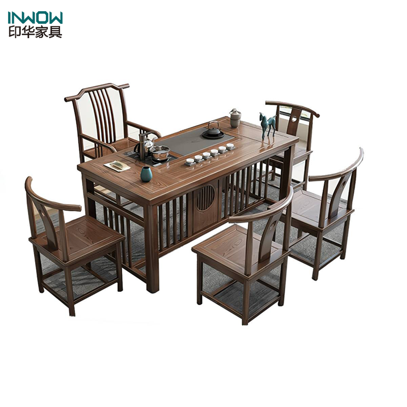 印华(YINHUA)中式茶桌(1800*800*750)(张)高清大图