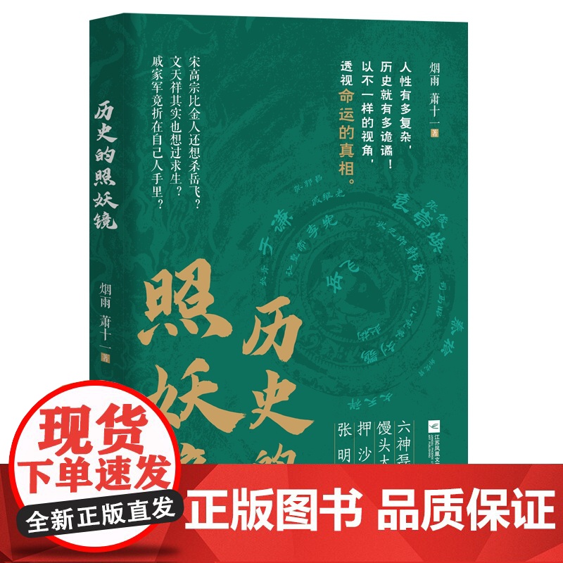 历史的照妖镜 烟雨 萧十一 著 以岳飞之死为镜像 多维度剖析权力游戏与人性大戏 六神磊磊 馒头大师等 正版历史类书籍高清大图