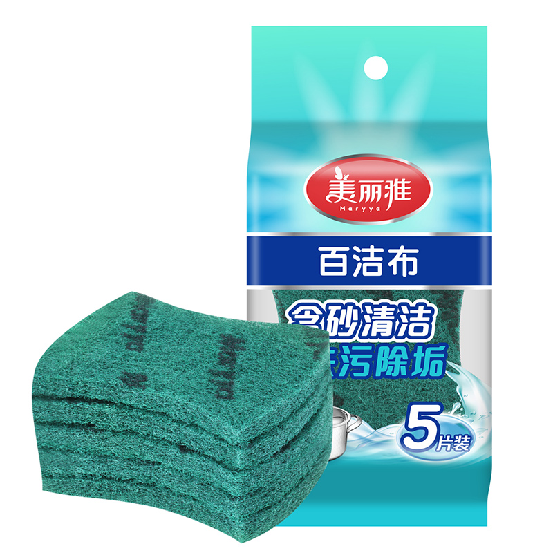 美丽雅maryya 去污百洁布5片装(新老包装随机)