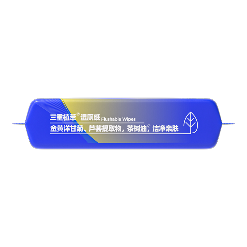 德佑湿厕纸三重植萃如厕清洁卫生湿巾亲肤安全无刺激加厚家庭实惠装 40抽高清大图