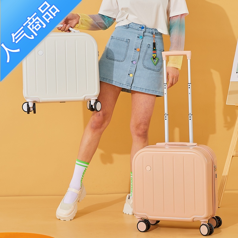 封后20×30×40小型迷你轻便登机箱女旅行春秋航空14寸行李箱万向拉杆箱高清大图