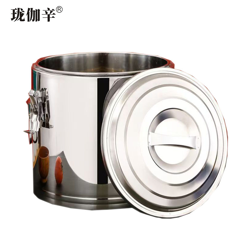 珑伽辛 304不锈钢保温桶饭桶 10L/个高清大图
