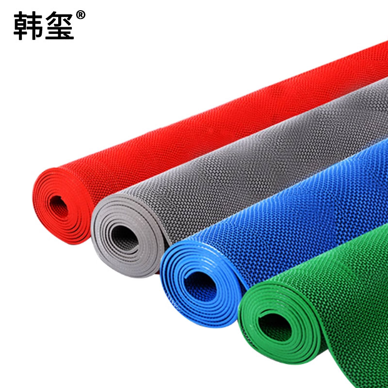 韩玺 塑胶镂空网眼防滑地垫 5.5mm厚0.9米宽 /米高清大图