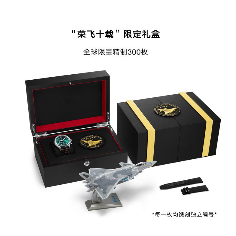 [“歼20”首飞十周年限量款]飞亚达(FIYTA)马赫系列男士机械表手表男防震防磁防水手表男GA881009.WNK