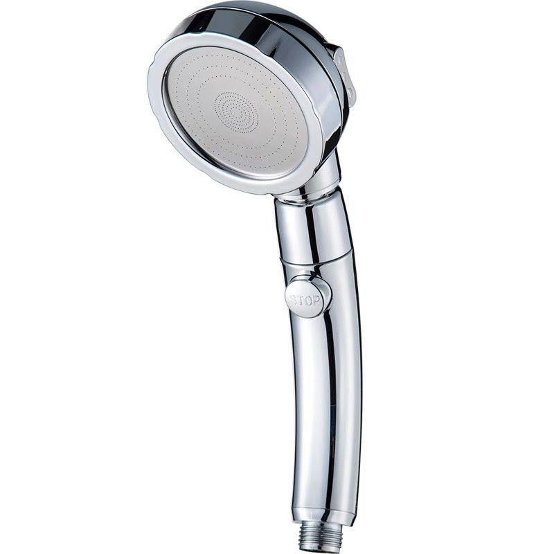 经济款黑色超薄花洒 单头不带软管 日式淋浴花洒喷头浴室增压淋雨器