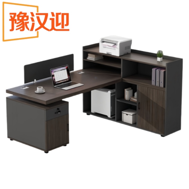 豫汉迎屏风办公桌高清大图